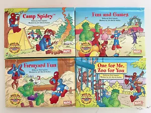 Spider Man & Friends : Ready for Adventure Pop-Up Books, Set of 4 - USED - Picture 1 of 10