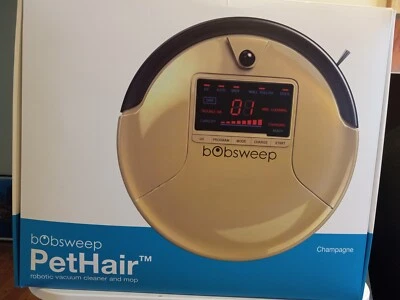Bobsweep PetHair Robotic Vacuum Cleaner Mop Automatic Cleaning Floor Champagne - Image 1 of 4