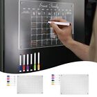 Smart and Functional Transparent Acrylic Weekly Planner for Your Fridge