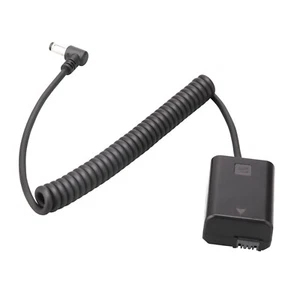 Decoded NP-FW50 Dummy Battery DC Coupler Cable for Sony A6500 A6400 A6300 A5100 - Picture 1 of 9