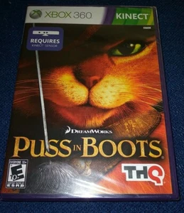 NEW XBOX 360 KINECT Game Puss In Boots Age 10+ Shrinkwrapped - Picture 1 of 2