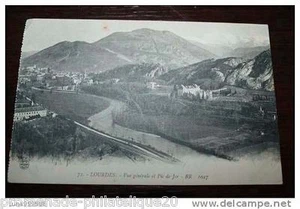 Carte postale ancienne LOURDES - Vue générale et Pic de Jer - Picture 1 of 1