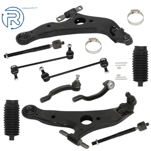 10Pcs Front Lower Control Arm Ball Joint Sway Bar For 2004-2010 Toyota Sienna - Picture 1 of 14