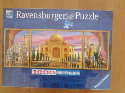 Ravensburger 1000 Teile Puzzle Triptychon - Taj Mahal Dreams - OVP - Bild 1 von 4