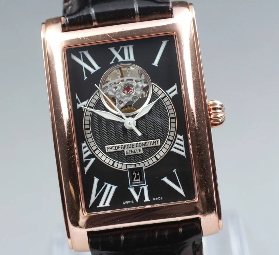 [Exc+5] Frederique Constant Heartbeat FC-303/310/315X4C4/5/6 Gold AT Men's Watch - Image 1 of 4