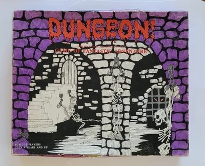 Настольная игра Dungeon 1975 винтажные игры TSR В КОМПЛЕКТЕ ПОДЗЕМЕЛЬЯ И ДРАКОНЫ ОЧЕНЬ ТРУДНО НАЙТИ - Изображение 1 из 4