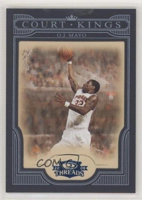 2008 Donruss Threads Diamond Kings Blue Framed /50 OJ Mayo #CK-55 Rookie RC - Image 1 of 2