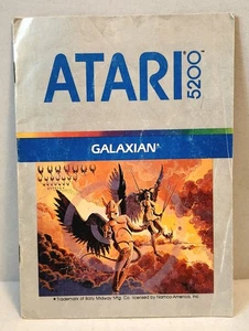 Vintage Atari 5200 1982 Galaxian Video Game Manual (manual only) - Bild 1 von 2