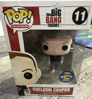 Funko Pop! Sheldon Cooper w/Superman Shirt SDCC 2012 Exclusive 🔥BRAND NEW🔥 - Image 1 of 4