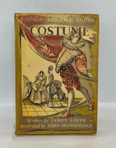 Junior Heritage Books Costume, James Laver 1956 Hardback - Bild 1 von 11