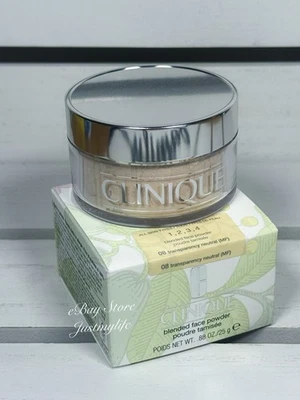 ~08 Transparency Neutral (MF)~ Clinique Blended Face Powder, Full Size, New - Image 1 of 4
