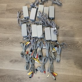 Lot of 20 Wii AC /AV cable RVL-002 OEM Genuine Tested Works