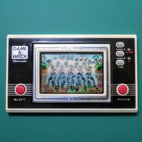 Nintendo Game & Watch Turtle Bridge TL-28 Handheld Console Japan Tested