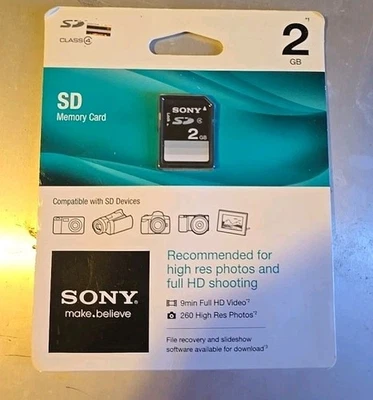 Sony 2gb SD Memory Card - Image 1 of 2