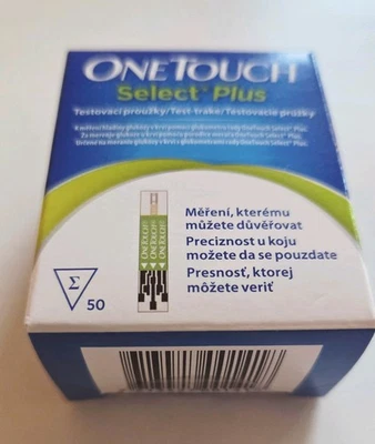 🌺OneTouch Select Plus BZ Teststreifen🌺1 x 50 Stück, blau, NEU-OVP, MHD 05/2026 - Bild 1 von 4