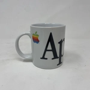 Vintage Apple Computer Macintosh Kaffeebecher Regenbogen Wickel Buchstaben 80er - Bild 1 von 11