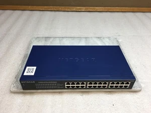 Netgear ProSafe JFS524 24-Port 10/100 Fast Ethernet Switch No PWR Cable incl. - Picture 1 of 6