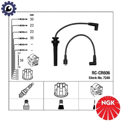 IGNITION CABLE KIT 7248 FOR DODGE CHRYSLER GRAND/VOYAGER/IV NEON PT/CRUISER 2.0L - Image 1 of 4