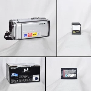 Sony DCR-SX44 4GB Handycam Camcorder 60x Optical Zoom 64GB SD Card MINT - Picture 1 of 16