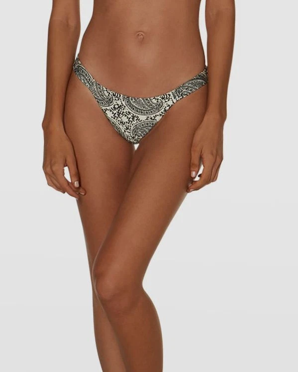 $101 Vix Women's Ivory Pyra Fany Low Rise Bikini Bottom Swimwear Size Small - Image 1 of 1