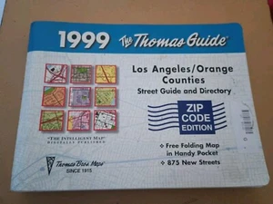 1999 THOMAS GUIDE LOS ANGELES/ORANGE COUNTY STREET GUIDE & DIRECTORY - Picture 1 of 9
