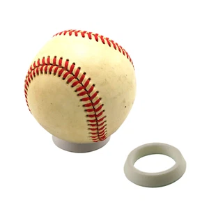 2 Stück Baseball Display Ständer, Halterung, Halter, Trophäe, weiß, Stck. 2 Stück, NEU - Bild 1 von 4