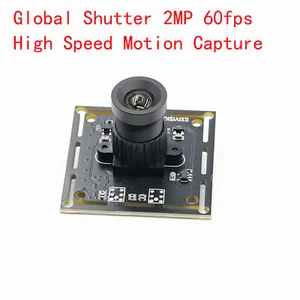 Global Shutter USB Camera Module 2MP 60FPS Monochrome 1600 x1200 Plug And Play - Afbeelding 1 van 12