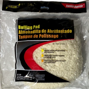 7-1/2 Inch Wool Buffing Pad Remove Oxidized Paint Scratches Without Swirl Mark - Picture 1 of 5