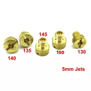 Carb Main Jets For Mikuni Carburetor #125 130 135 140 145 150 Replaces N100/604 - Picture 1 of 9
