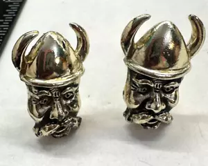 Gemelli vintage Viking 3D Designer Collection SWANK J-230 - Foto 1 di 4