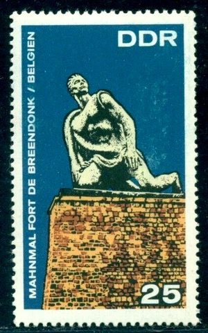 1968 Memorial Fort de Breendonk, Belgium,World War ll Nazi atrocity,DDR,1410,MNH Cover