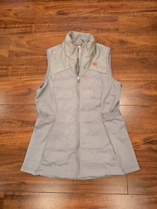 Lululemon Down For It All Vest Size 8 Dark Chrome Logo - Picture 1 of 7