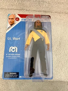 2021 Topps x Mego - Lt. Worf - Star Trek 8” Action Figure - PR 1897 In-hand - Picture 1 of 2