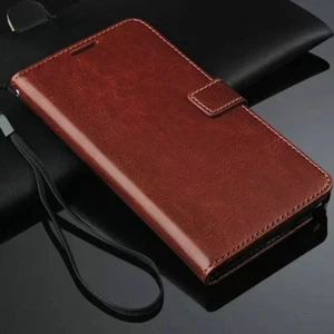 Brown PU Leather Cover Wallet Stand Case For Samsung Galaxy Note 3 USA - Picture 1 of 4