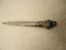 Vintage Wahl Eversharp Sterling Silver Engraved Mechanical Pencil 4” WORKS