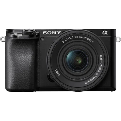 Sony a6100 Mirrorless Camera 24.2MP + 16-50mm Lens 4K UHD Wi-Fi Bluetooth - Image 1 of 4