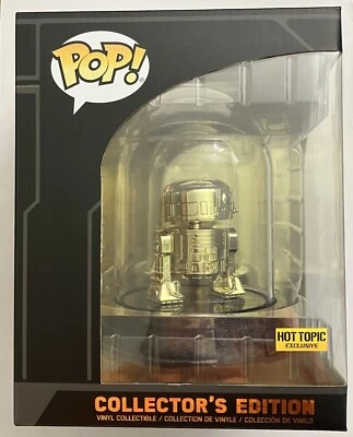 “Star Wars” R2-D2 Collector Edition Gold color Hot Topic exclusive Funko Pop New - Image 1 of 4