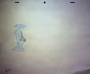 Lápiz dibujado a mano The Pink Panther 2 películas BOB KURTZ producción de apertura - Imagen 1 de 2