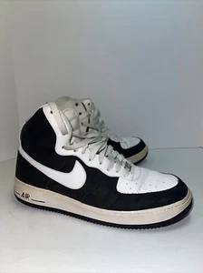 Nike Air Force 1 High Black Men's  Size 10.5 Sneakers 315121-024 - Picture 1 of 17