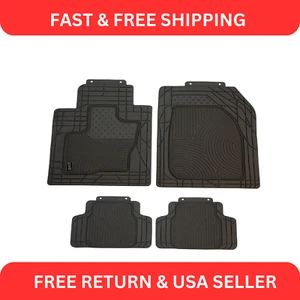 Armor All Custom Accessories Smart Fit Gray Rubber Floor Mat Set of 4 New - Picture 1 of 6