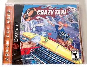 FACTORY SEALED COMPLETE SEGA DREAMCAST CRAZY TAXI GAME DISC CASE & MANUAL - Picture 1 of 10