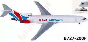 1:400 AeroClassics AC411335 Raya Airways B727-200F 9M-TGH+Free Tractor - Picture 1 of 6