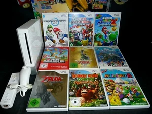 Nintendo Wii Konsole Mario Kart, Zelda, Yoshi, Sports original Remote Controller - Bild 1 von 18