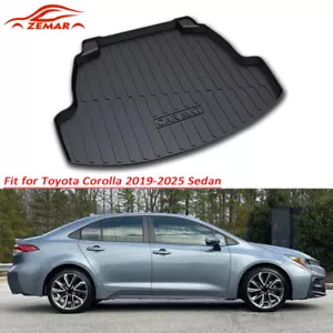 Bandeja de piso de carga para maletero de coche alfombrilla negra para Toyota para Corolla 2019-2025 - Imagen 1 de 6