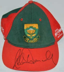 South Africa Cricket Cap Signed by Allan Donald Proteas ODI Cricket Australia - Picture 1 of 6