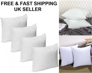 Pack of 2 4 Extra Deep Filled Plump 18x18 Inches Cushion Pads Inserts Fillers - Picture 1 of 33