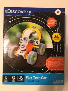 Flex Tech Car 62 Pieces Flexible 3D Puzzle for Ages 6+ NEW!! Discovery - Picture 1 of 6