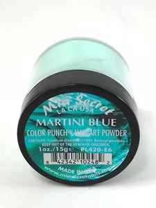 Mia Secret Acrylic Powder - MARTINI BLUE 1OZ FROM COLOR PUNCH COLLECTION - Picture 1 of 1