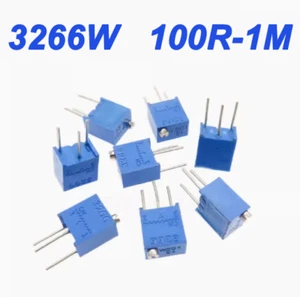 3266W 100R-1M Top Trimmer Pot Multiturn Variable Resistors Potentiometer - Picture 1 of 5