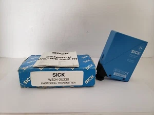 SICK WS24-2U230 PHOTOCELL TRANSMITTER 12-240V DC RED LED INDICATOR NIB - Picture 1 of 9